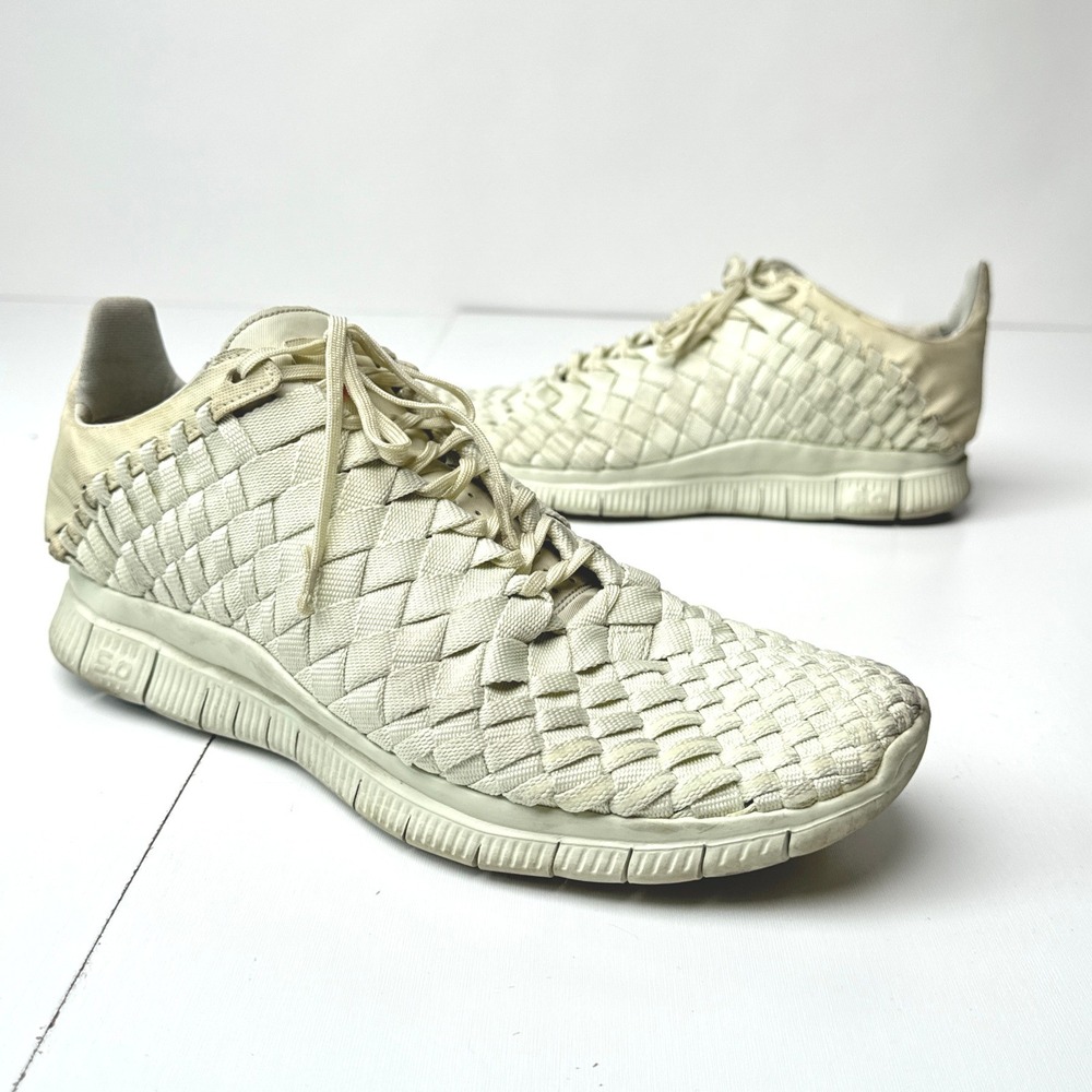 Nike Free Inneva Woven Sail Pale Ivory Mens Running Shoes 579916-101 Low Top